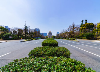 国会議事堂の外観【日本の政治のイメージ】