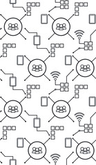 Seamless summer pattern. Bright colors.