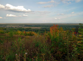 autumn landscape in the mountains