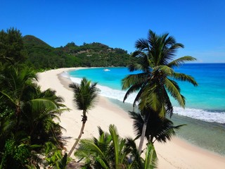Seychelles, Indian Ocean, Mahe Island, west coast, Anse Intendance beach