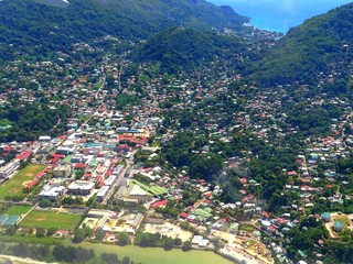 Fototapeta na wymiar Seychelles, Indian Ocean, Mahe Island, Victoria City
