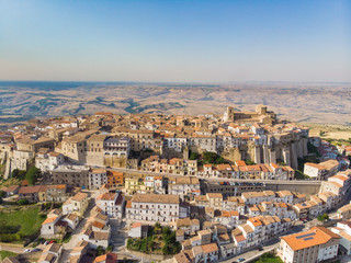 Fototapeta premium Panoramic view of Acerenza. Basilicata. Italy. aerial view of Acerenza