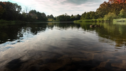 Stanton lake peaceful view