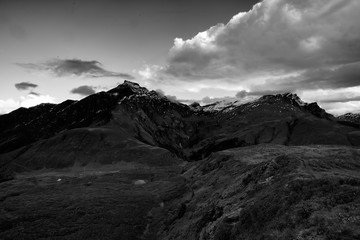 Switzerland Alps Graubuenden Mountain Scenery Piz Beverin