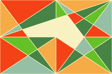 Color geometric design, vector background.