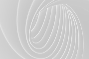 Obraz premium Digital silk cloth of wavy abstract backgrounds. Black and white 3D waves. Natural organic shapes.