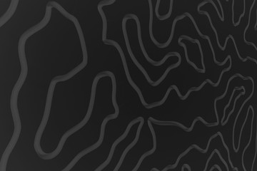 Digital silk cloth of wavy abstract backgrounds. Black and white 3D waves. Natural organic shapes.