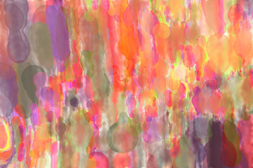 Contemporary art. Hand made painting. Modern artwork. Painting with brushstrokes of watercolor on surface. 2d illustration. Artistic background image. Abstract painting on canvas. Colorful texture.