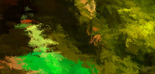 Brushed Painted Abstract Background. Brush stroked painting. Strokes of paint. 2D Illustration.