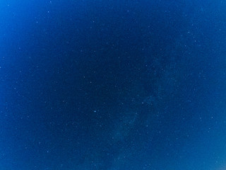 Fototapeta na wymiar Starry night sky with satellites, milky way and galaxy