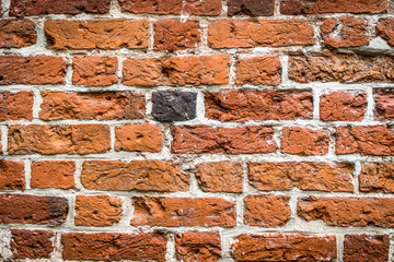 Close Up of an Old Exterior Brick Wall