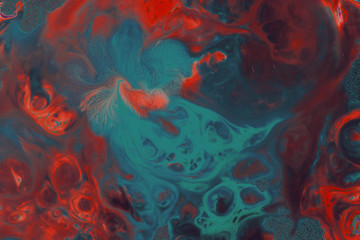 Abstract liquid paint background