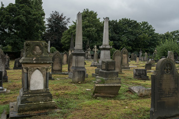 19th century cemetery, Wakefield, United Kingdom