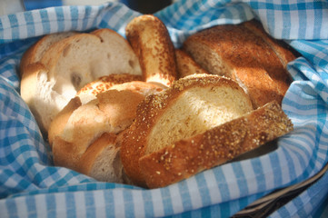close up fresh turkish breads