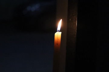 candles in the dark