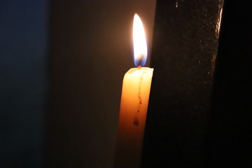 candle light in the dark