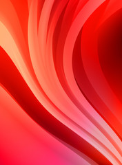 Abstract background with colorful gradient. Vibrant graphic wallpaper with stripes design. Fluid 2D illustration of modern movement.