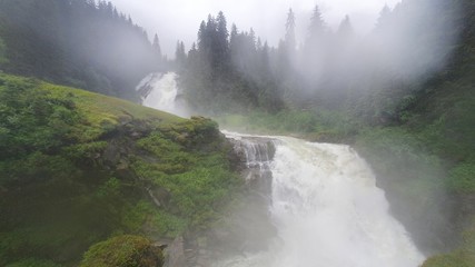 Fototapeta premium waterfall in the mountains