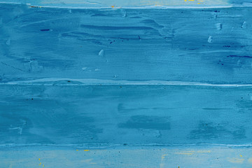 Wooden plank texture in blue shades. Rustic natural wooden planks with cracks, scratches for modern design, for background, copy space