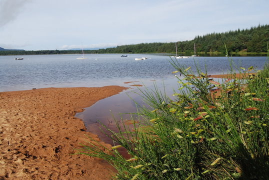 Loch Morlich, Aviemore, Badenoch And Strathspey, Cairngorm National Park, Scotland