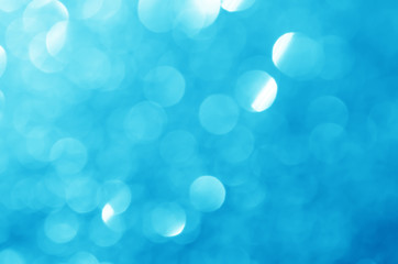 glitter light sparkle blue gorgeous bokeh defocused abstract background shiny.