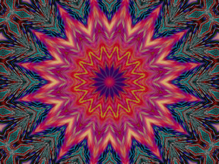 Colorful Psychedelic Acrylic Effect creative Dirty Acrylic Paint.