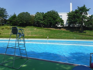 Pool with few people　～人が少ないプール