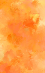 Abstract background of colorful brush strokes. Brushed vibrant wallpaper. Painted artistic creation. Unique and creative illustration.