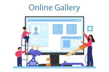 Modeling school subject online service or platform. Engineering,