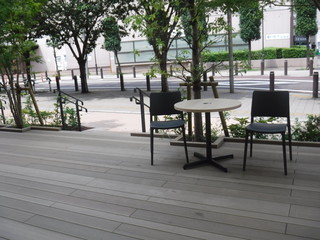 Fototapeta na wymiar Outdoor cafe　〜屋外カフェ