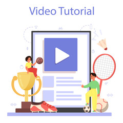 Physical education or school sport class online service or platform