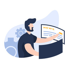 Engineer manage news dashboard system