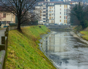 Italy small town Canals
