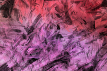 Modern art. Brushed Painted Abstract Background. Brush stroked painting. Strokes of paint. 2D Illustration.´