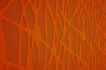 Minimalist organic abstract background. Natural cyberpunk structure. Three-dimensional render visualization of microscopic shapes.
