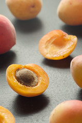 Delicious sweet fresh apricots.