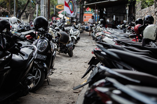 Bali, Indonesia august-17 th 2020. independence day. social events on the beach in kuta. kite festival. surfing competition among juniors. Bali, Indonesia