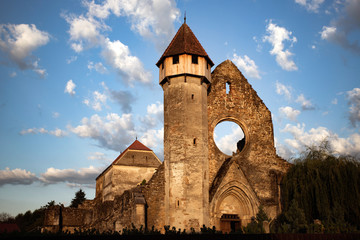 Fototapeta na wymiar Carta, Romania. The old ruined cistercian abbey from Transylvania