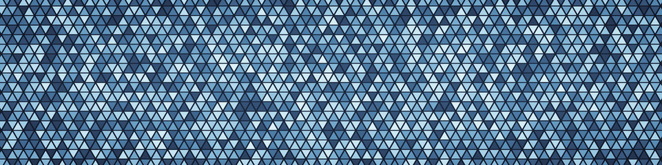 Triangular mosaic texture. Abstract polygonal background.