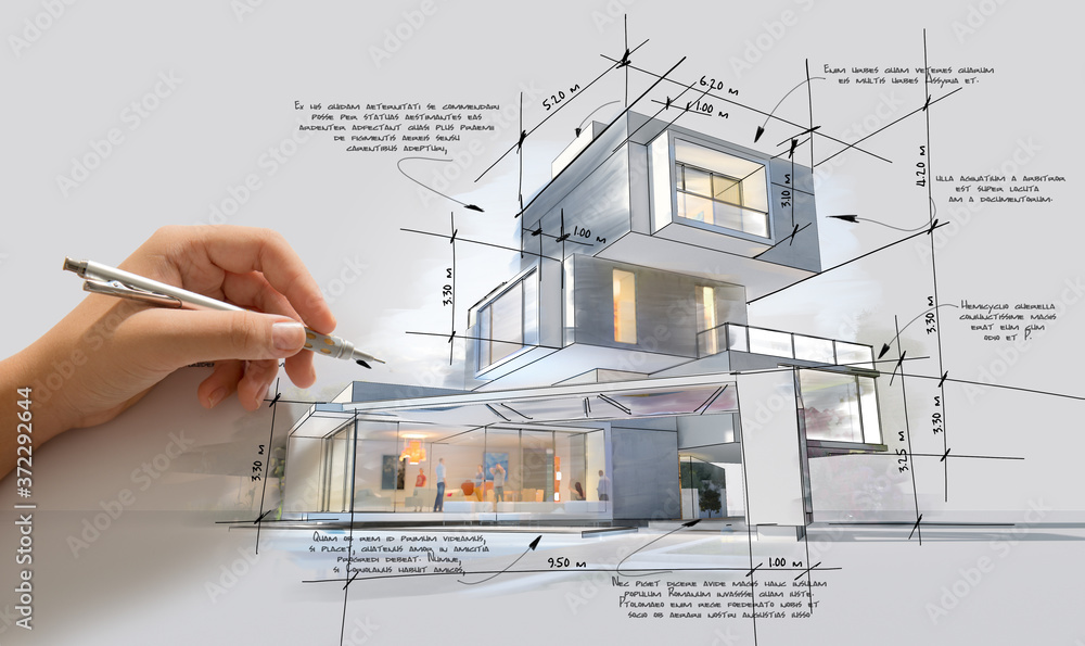 Poster architecture project stages