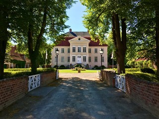 Obraz premium Gut Hasselburg / Kultur Gut Hasselburg in Altenkrempe (Schleswig-Holstein)