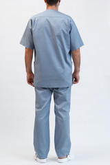 Obraz premium model in clothes for a doctor on a white background