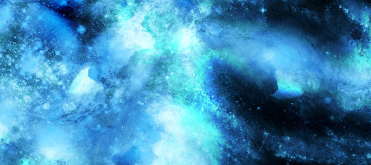 abstract watercolor space cosmos galaxy stars star nebula cloud clouds sky background bg texture wallpaper art paint