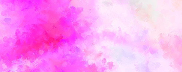 2D illustration of colorful brush strokes. Decorative texture painting. Vibrant paint pattern backdrop.