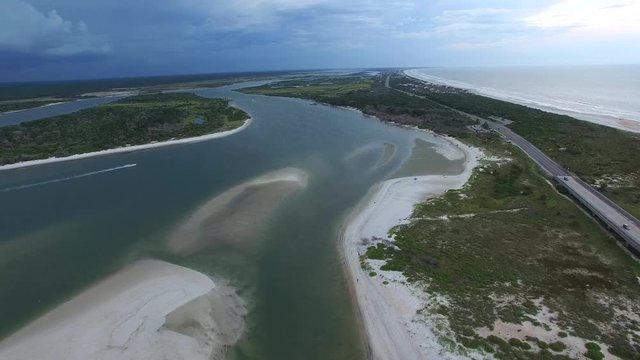 Fort Matanzas Inlet, Intracoastal Waterway, Florida