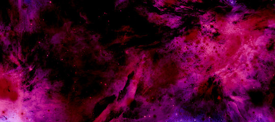 Obraz na płótnie Canvas abstract watercolor space cosmos galaxy stars star nebula cloud clouds sky background bg texture wallpaper art paint