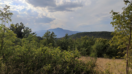 Fototapeta premium Scorcio nel comune di genga delle Marche in italia