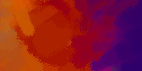 Wall art. Unique and creative illustration. Brush stroked painting. Abstract background of colorful brush strokes. Brushed vibrant wallpaper. Painted artistic creation.
