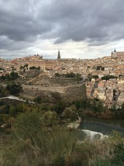 Fototapeta na wymiar panoramic view of the village of ronda