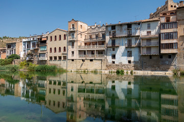 Fototapeta na wymiar Medieval town of Valderrobres, in the province of Teruel, Aragon